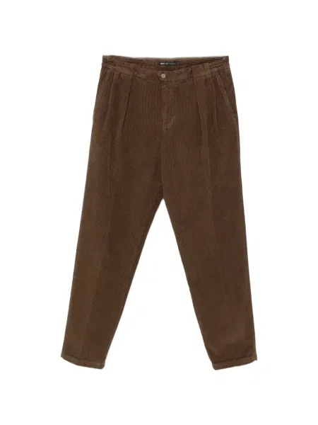 Pantaloni Briglia 1949 de catifea cord maro
