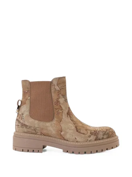 Botine Alviero Martini 1° Classe cu imagine clasici maro