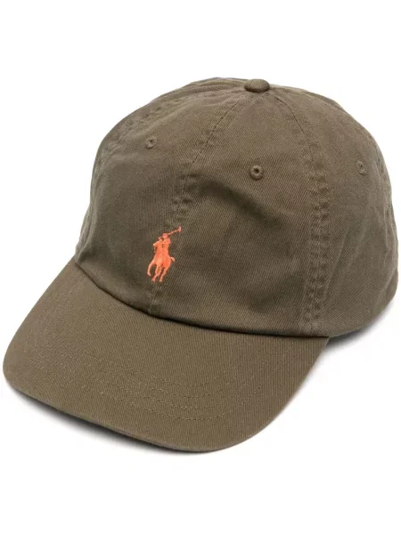Șapcă Polo Ralph Lauren cu broderie cu model camuflaj verde