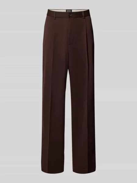 Spodnie z zakładkami w pasie o kroju relaxed fit z z tyłu Scotch & Soda