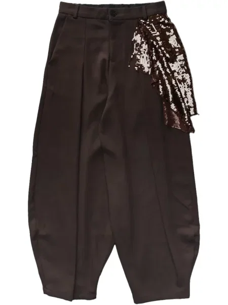 Udrapować spodnie Edward Cuming drapowane brązowe