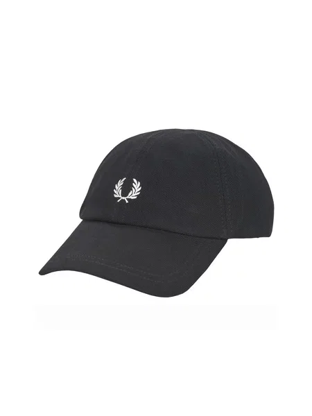 Klasična kapa s šiltom Fred Perry črna