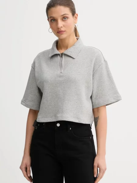 Μπλουζάκι πόλο United Colors of Benetton x Stranger Things γκρι