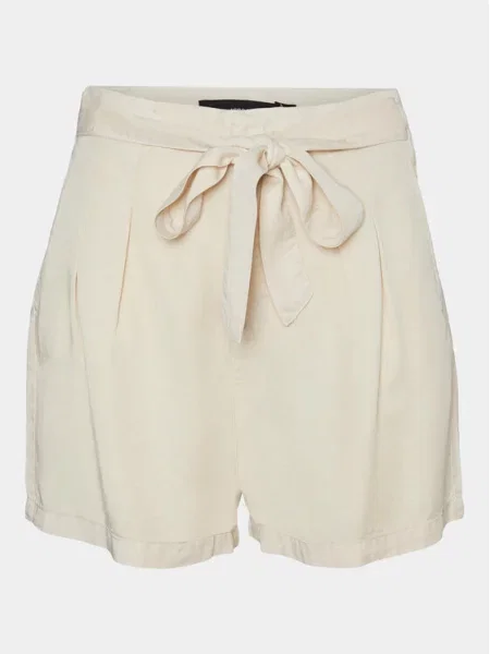 Vero Moda Medžiaginiai šortai Mia smėlio
