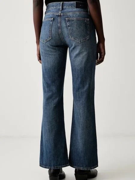 Tommy Hilfiger jeansy flare granatowe