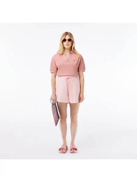 Lacoste Koszulka Polo Regular Fit różowa