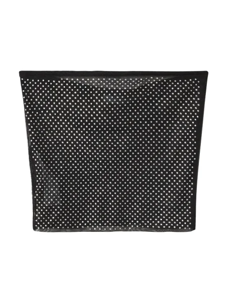 MANGO Top MONI gri argintiu negru