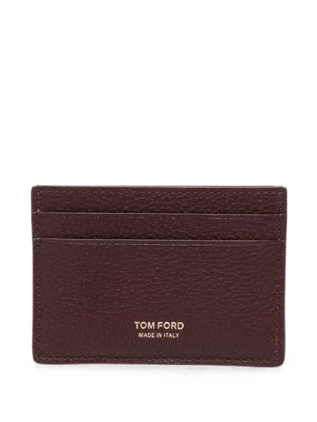 Кожено портмоне Tom Ford червено