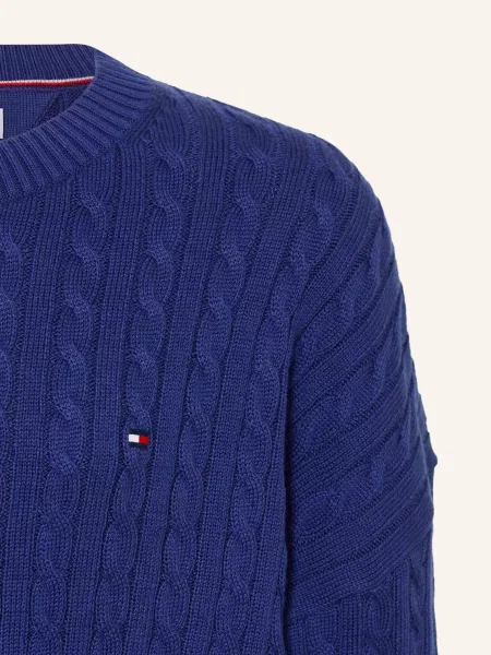 Tommy Hilfiger Sweter blau niebieski