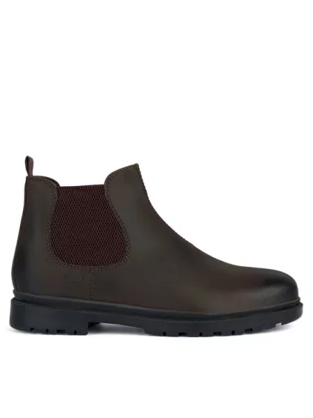 Gležnjarji Chelsea Geox rjava