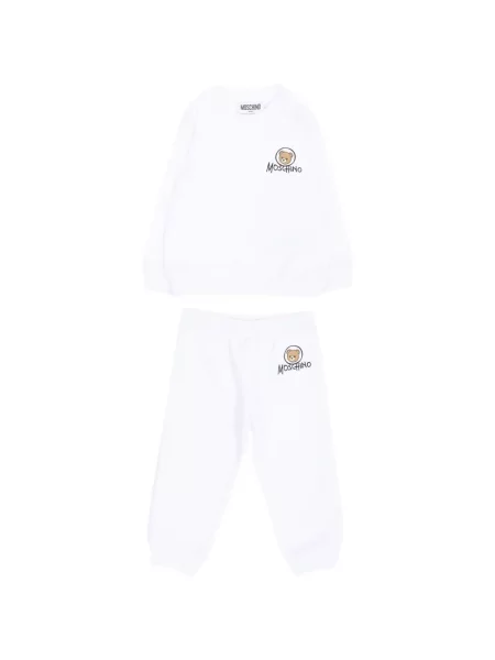 Komplet dresowy dziecięcy Moschino biały