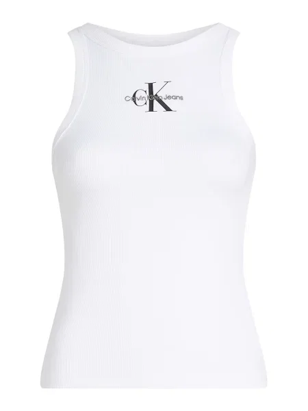 Calvin Klein Jeans Felső Monologo fehér