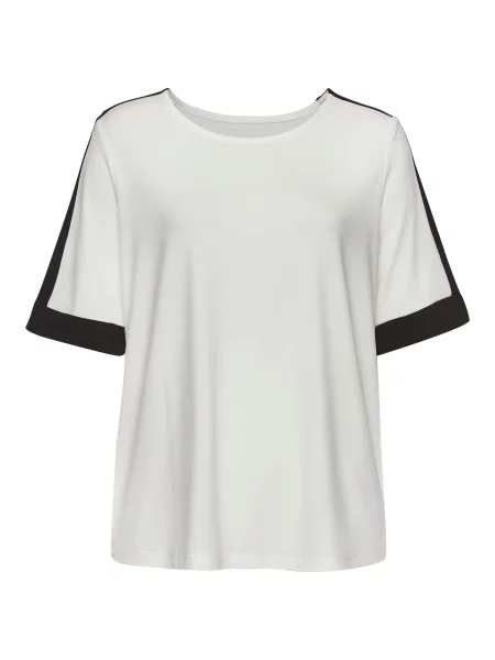 VIVANCE Tricou negru alb