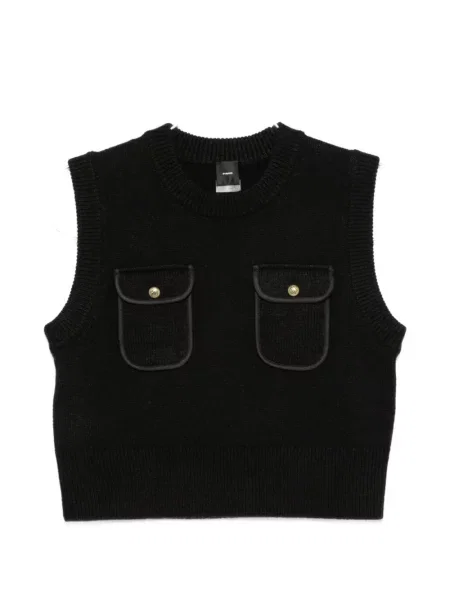 Pulover Pinko fără mâneci negru