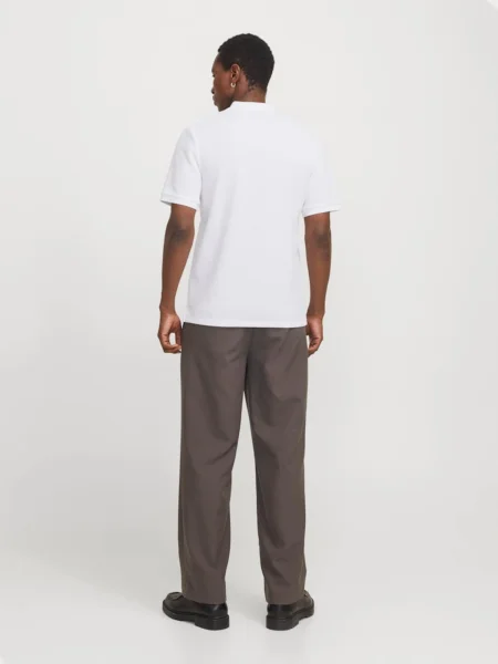 JACK & JONES Tricou JJEAUSTIN' alb