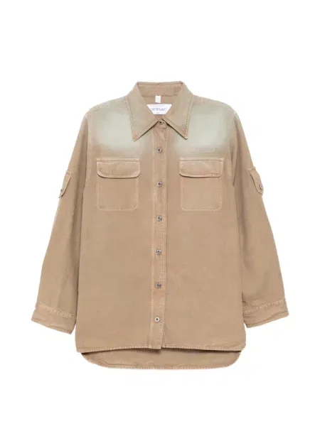 Geacă cămașă Off-white alb