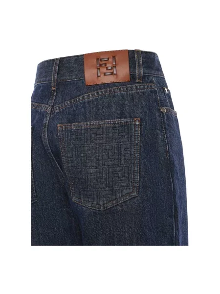 Jeansy Fendi niebieskie