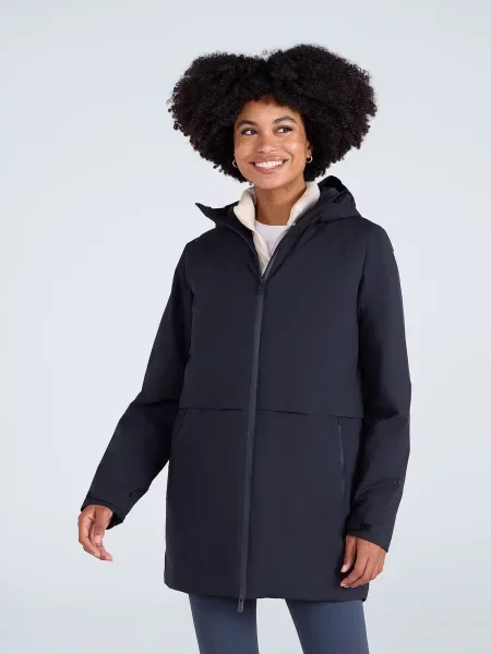 Wodoodporna ocieplana kurtka Jackie Black czarna