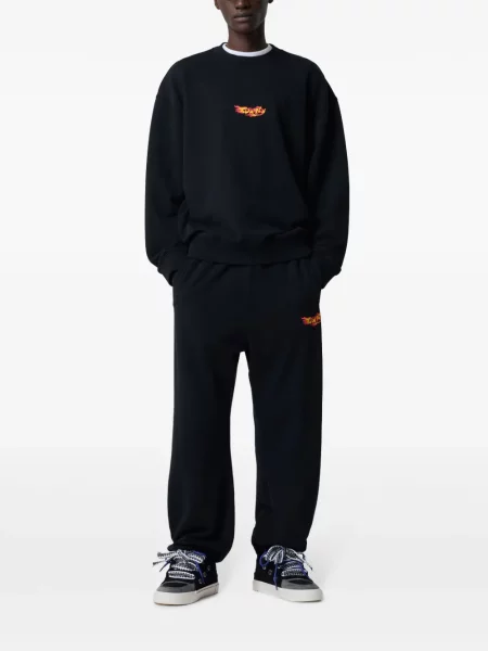 Бягане панталон Marcelo Burlon County Of Milan черно
