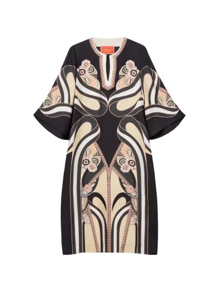 Sukienka La Doublej z nadrukiem czarna