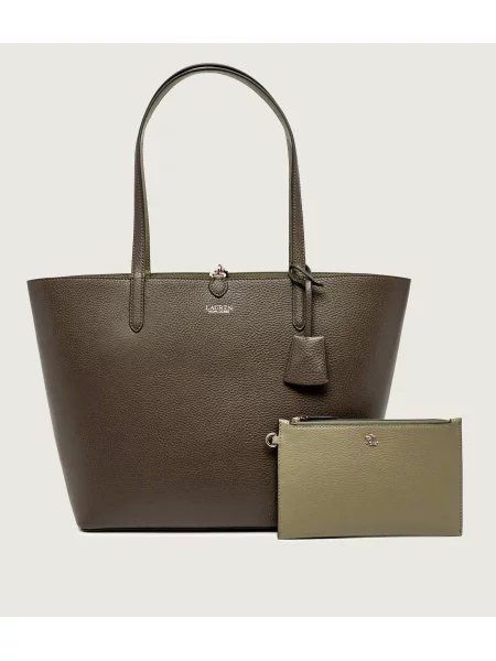 LAUREN RALPH LAUREN Kifordítható shopper táska + tarisznya zöld