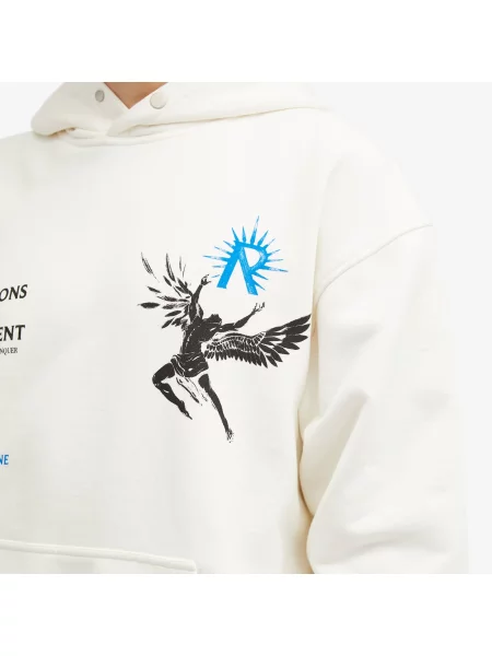 Bluza z kapturem Represent biała