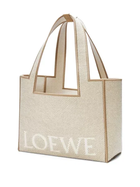 Geantă Loewe cu model herringbone