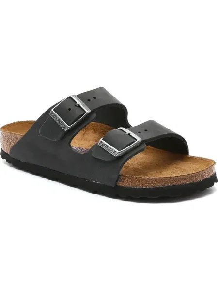 Birkenstock De piele șlapi Arizona bs | narrow fit soft footbed gri