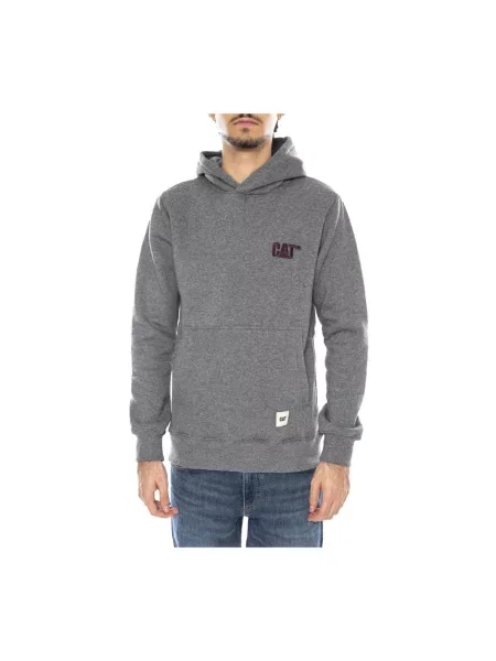 Bluza z kapturem Cat z kapturem z logo szara