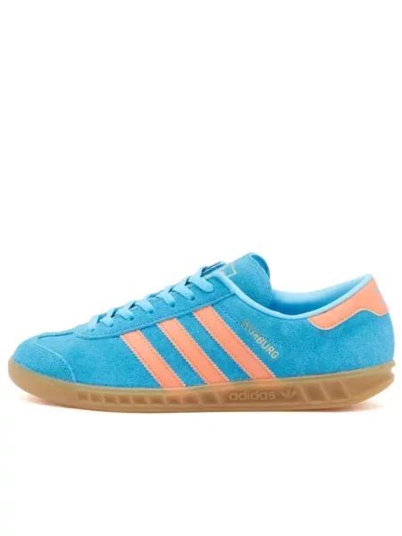 Sneakersy Adidas Originals skórzane niebieskie