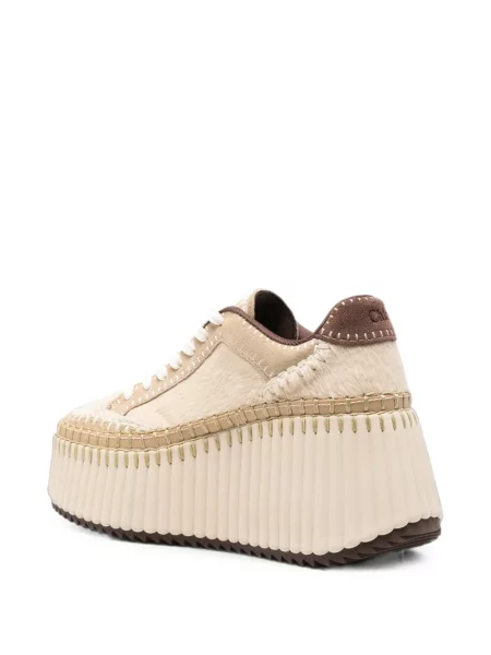 Sneakerși Chloé Nama cu platformă