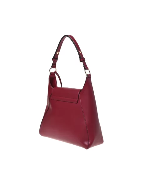 Torebka Love Moschino skórzana czerwona