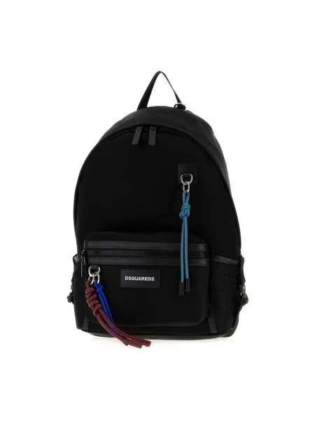 Torba Dsquared2 skórzana czarna