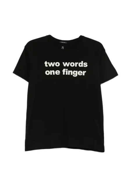 Tricou R13 cu imagine negru