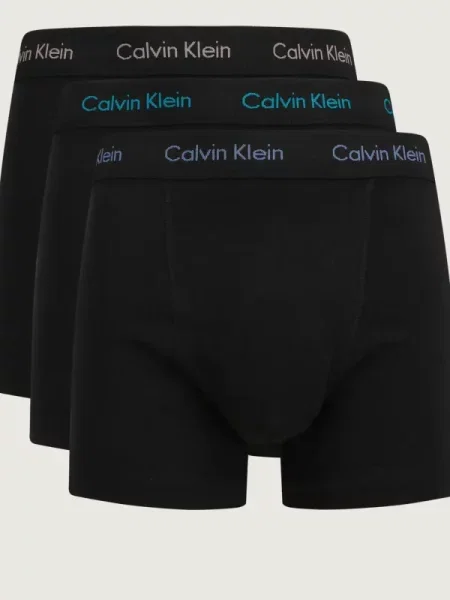 Férfi boxeralsó Calvin Klein Trunk 3 pairs of black bodies and wbs with driftwood. Méret: M fekete