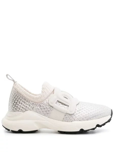 Sneakerși Tod's slip-on alb
