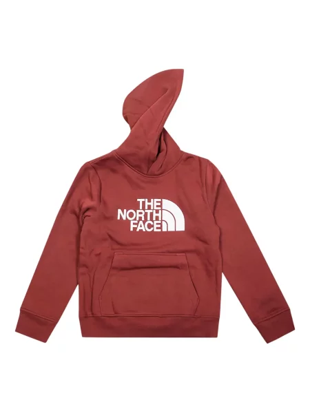 Bluza z kapturem dziecięca The North Face czerwona