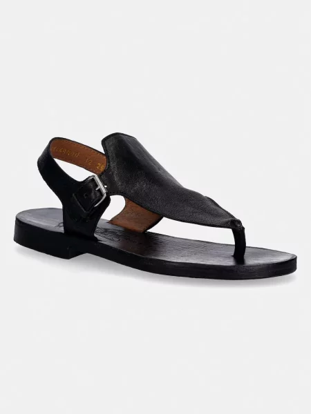 Fly London sandale de piele negru