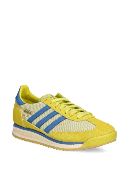 Megztos dryžuotos sportbačiai Adidas Terrex su raišteliais mėlyna