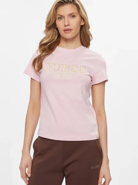 Футболка GUESS рожевий
