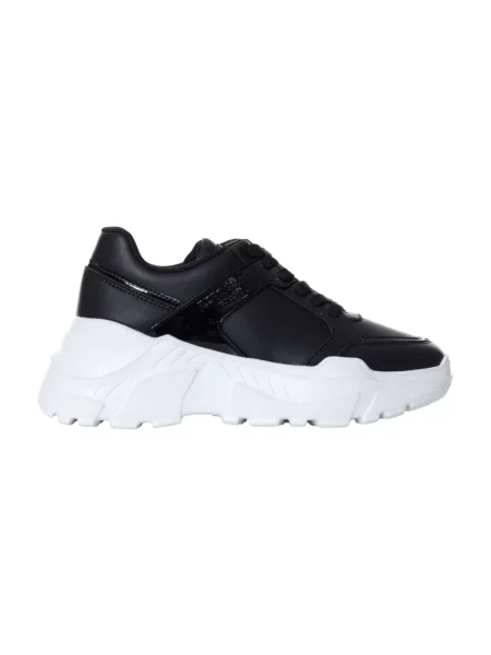 Sneakersy Just Cavalli skórzane czarne