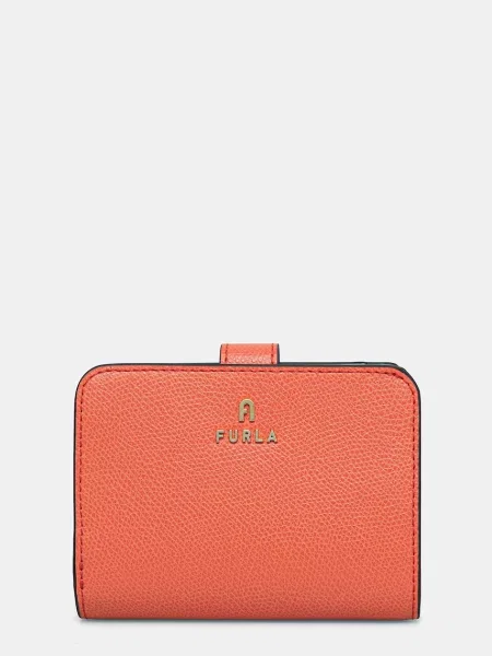 Furla novčanik za žene kožni Camelia narančasta
