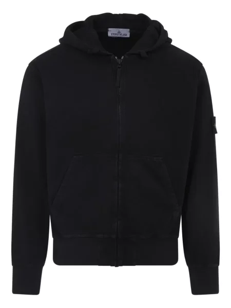 Majica s kapuljačom Stone Island kamenje crna