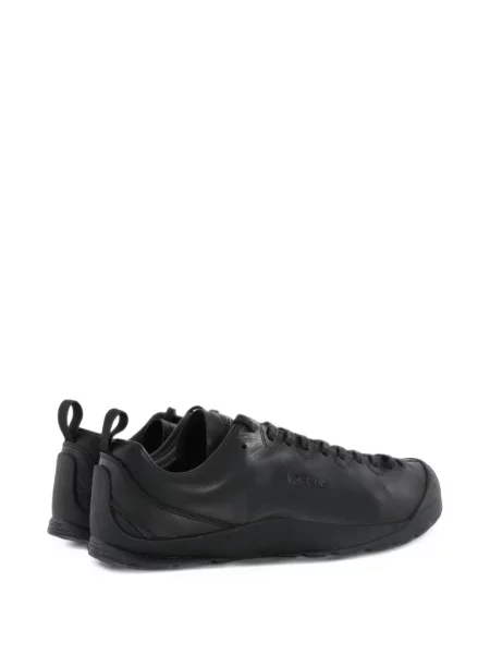 Sneakerși Keen Footwear cu șireturi din piele negru