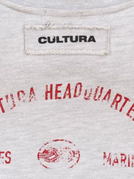 Елек Cultura с принт сиво