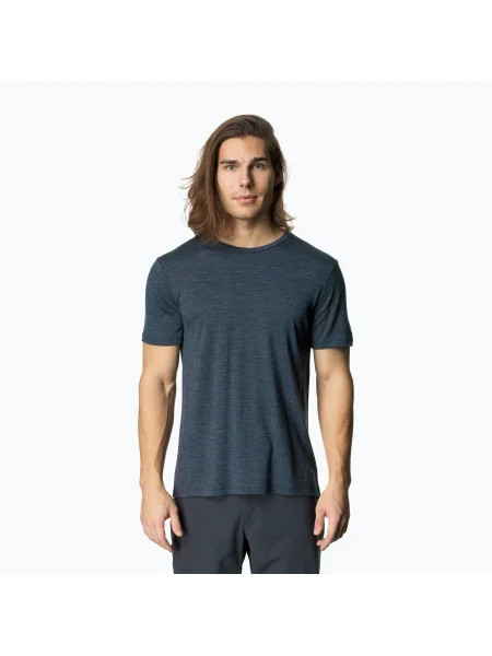 Olcsóbban. Férfi póló Houdini Activist Tee deep sea blue. Méret: L kék
