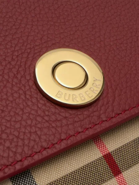 Body Burberry din piele roșu