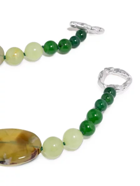 Colier Completedworks cu mărgele verde