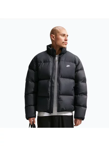 Kurtka puchowa Nike Sportswear Club black/white biała