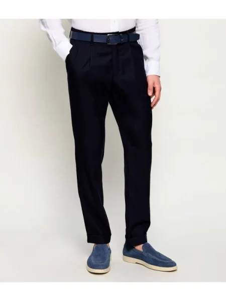 Herno Pantaloni cu adaos de lână